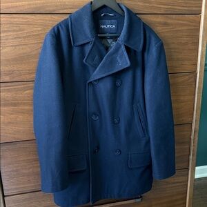 Nautica Men's Classic Dark Blue Peacoat